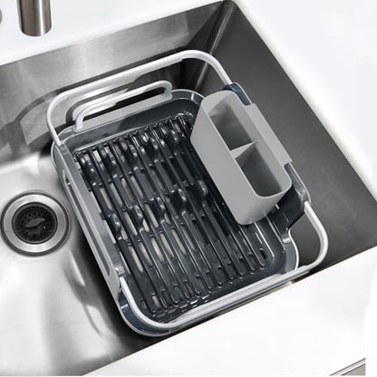 OXO Good Grips Extendable Over-The-Sink Aluminum Drying Dish Rack