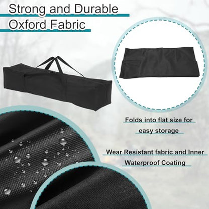 HARFINGTON 2pcs Camping Chair Replacement Bag 29.5" x 5.9" Folding Chair Carry Bag Oxford Cloth Storage Tent Bag with Handle Strap for Travel Outdoor Camping Sports, Black - size: 29.5" x 5.9"