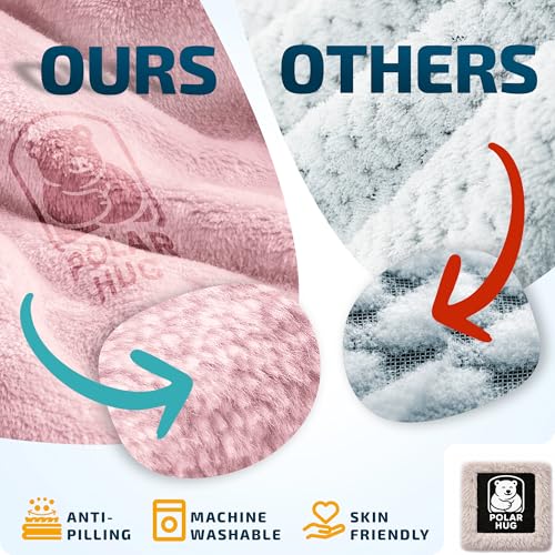 Travel Blanket and Pillow Set — Airplane Blanket with Inflatable Pillow and Cotton Case, Compact Travel Blanket with Back-Neck Snaps for Long Flights - color: Pink Set, size: 64x43''