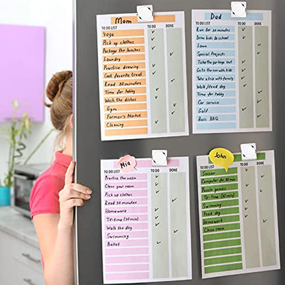Magnetic Clips 1.5 inch, 12 Pack Heavy Duty Magnet Metal Clips for Hanging, Strong Magnet Clip for Whiteboard, Fridge, Classroom, Refrigerator - size: 1.5"- 12 Pieces