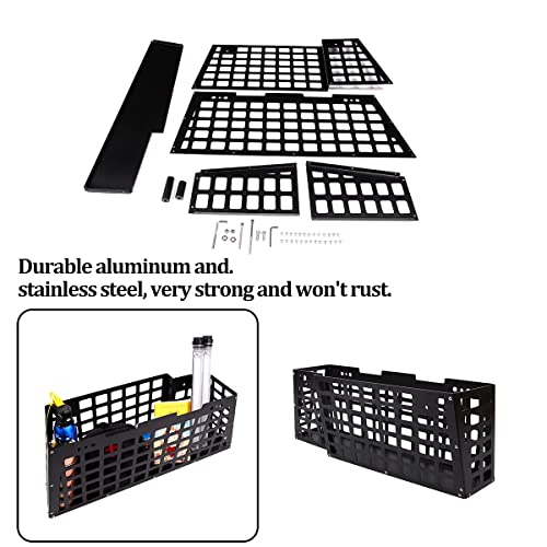 HAPPYHORSE For Toyo-ta FJ Cruiser 2007-2021 trunk, sundries organizer storage compartment storage box (Storage box B on the left side of the trunk)