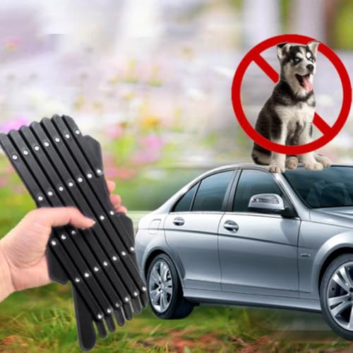 Toddmomy Car Window Pet Gate Portable Retractable Pet Barrier Fence for Dogs and Cats Vehicle Safety Enclosure Easy to Install and Store - size: 11.8X24CM