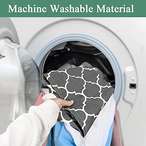 Plastic Bag Holder, Washable Grocery Bag Holder for Plastic Bags, Strong Plastic Bag Storage Dispenser with Hanging Loop, Wall Mount Trash Bag Dispenser for Home Kitchen Cabinet (Dark Grey) - color: Dark Gray