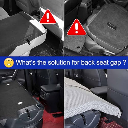 (Gray) Car Camping Essentials, Increase Trunk Space, for Car Camping & Travel, Fits Tesla Y/3,SUV with Full Flat Cargo Like RAV4,CRV,X-Trail,Outback,Highlander,Kuga,Cherokee,Equinox