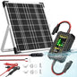SUNAPEX 12V Solar Battery Charger: 25W Waterproof Solar Panel Kit- Aluminum Trickle Charger for Car Battery with MPPT Controller - Battery Tender Motorcycle Boat Marine RV Trailer Tractor Truck - size: 25W - MPPT