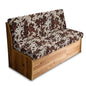 Brown Cow Pattern 2 Pcs RV Dinette Cushion Covers Thickened Sofa Furniture Protector Breathable Loveseat Sofa Chair Cover Seat Slipover for Travel Trailer Couch - color: Brown Cow