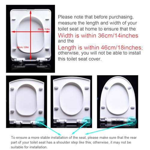 3 Pack Thickened Toilet Seat Cover Pads - Soft, Stretchable, Washable, Warm, Comfortable Bathroom Toilet Seat Covers for Round & Elongated 14x18” Toilets, Non-Slip, Durable - color: 3color-xl