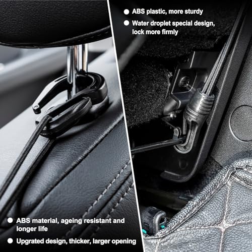 3-Layer Car Mesh Organizer Between Front Seats, 11.8 x 10.6 Inch Car Net Kid Pet Dog Net Barrier with Elastic Storage Pockets for Purses, Tissues, Fits SUV and Van - size: 11.8 x 10.6 Inch