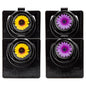 Reusable Bag Holders for Trash & Recycling | Eco-Friendly, Adhesive Clip System for Car, RV, Home, Travel, Boat | Recycled Plastic Petal to the Metal + Sunny Day - 4 Pack - color: Petal to the Metal Sunny Day
