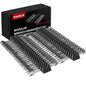 WAENLIR 48PCS Magnetic Modular Wrench Organizer Set-Tool Drawer Storage Rack with Metric&SAE Labels, Wrench Holder with Magnet, Perfect Tool Gift for Men, father, boyfriend, DIYers & Mechanics (Black) - color: Black