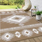 Outdoor Rug 8x10 ft for Patios Waterproof Reversible Plastic Straw Rug Patio Mat Clearance Outdoor RV Camping Mat Outside Area Rug Carpet for Porch,Deck,Camper,Balcony,Backyard
