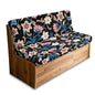 Flower Leaf Pattern 2 Pcs RV Dinette Cushion Covers Breathable RV Couch Cover Elastic Loveseat Sofa Chair Cover Furniture Protector for RV Camper Car Bench - color: Flower Leaf