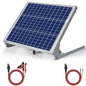 SUNER POWER 12V 50W Solar Battery Charger Maintainer, Built-in UltraSmart MPPT Controller, Adjustable Mount Bracket, Waterproof 50 Watt Solar Panel Kit for 12 Volt SLA Deey Cycle AGM Lifepo4 Battery - size: BC-50W-P PRO