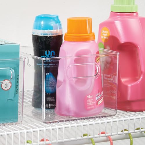 iDesign Fridge Storage Bin Set, Set of 8, Clear | Includes Bins with Handles, Water Bottle Holder - style: Combo Pack