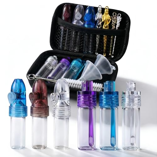 Portable Spice Dispenser, 15 Pack Camping Seasoning Container Kit, Travel Spice Container Set with Metal Bottles, Spoons, Funnels, Brush and Case for Camping, BBQ, Hiking and Picnic Cooking