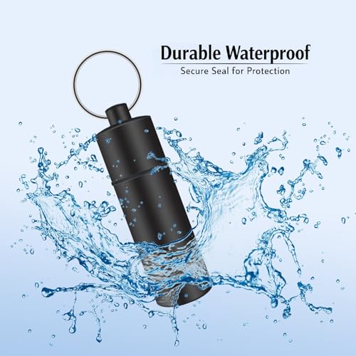 3 Pack Leak-Proof Bottle Portable Pepper Shaker Waterproof Aluminum Container for Outdoor Camping Trips Travel