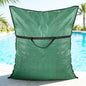 Biggun 47×57in Large Pool Safety Cover Storage Bag - Effortless Front Long Handles Pool Cover Bag with Smooth Zipper for Pools Storage (Green)