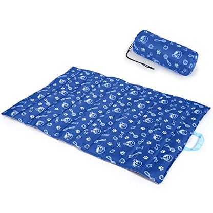 Ownpets Outdoor Dog Bed Waterproof Travel Dog Mat, Reversible and Portable Large Size Camping Dog Bed,Machine Washable,40"x27"