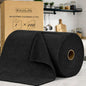 KitchLife Microfiber Cleaning Cloth Roll, 100 Pack - Tear-Away Microfiber Paper Towels, Lint-Free, Reusable, Washable for Kitchen, Car, Dishes, and Sensitive Surfaces (Black) - color: Black, size: 100 Pack