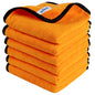 MR.SIGA Professional Premium Microfiber Towels for Cars, Dual-Sided Car Washing and Detailing Towels, Gold, 15.7 x 23.6 inch, 6 Pack
