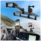 WXRYLYN 2024 2025 Silverado Sierra Metal Dash Platform Phone Mount Phone Holder for 2022-2024 2025 2026 Silverado&Sierra Cell Phone Holder Dash Phone Mount 2024 Silverado Dash Mount - style: Spring-Loaded