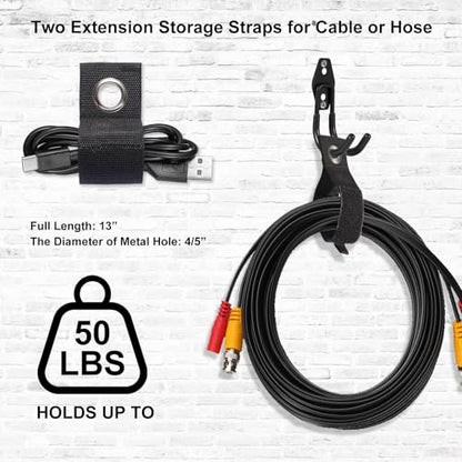 Garage Hook Heavy Duty Wall Storage Hangers, 28 Pack Garage Storage Hooks Steel Tool Black for Ladders, Ropes, Garden Tools