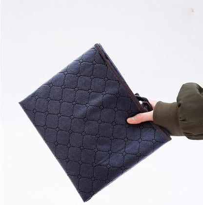 Heavy-Duty Storage Bags with Zipper Waterproof Moving & Travel Storage Organizers Foldable Reinforced Handles for Clothes, Bedding,Blankets Space-Saving