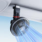 12V Car Clip Fan & 24V Truck Fan, SUV Sun Visor, 1.7m Cord, Strong Airflow Stepless Speed, Semi Truck Sleeper Quiet Cooling Fan