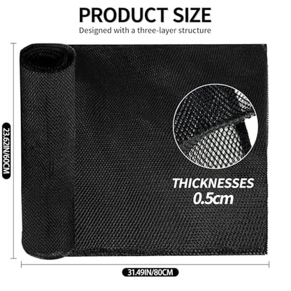 RV Mattress Underlay, 80 X 60 inch 3D Air Meshfiber Under Mattress Ventilation, RV Queen Mattress Pad for RV Bed, Campers, Boats