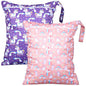 Shappy 2 Pack Large Travel Laundry Bags, Large Wet Dry Waterproof Dirty Clothes Bag for Suitcase, Swimsuit Beach Gym College Dorm Wet Bag(Unicorn) - style: Unicorn