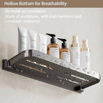 RV Aluminum Foldabling Shelf-Hidden,Small Folding Wall Shelves for Bathroom,VR,Campers,Kitchen.90°Folding Shelves for Room Wall,Waterproof and Space-Saving Foldable Shelf for Bathroom (2)