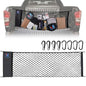 MICTUNING Truck Bed Cargo Net Highly Elastic Cargo Net with Storage Bag Small Mesh Durable Storage Organizer Compatible for 2013-2024 Chevy Silverado (16.9"" X 49"" to 62""), Black - size: 49x16.9Inch for Pickup