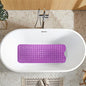 Sheepping Baby Bath Mat Non Slip Extra Long Bathtub Mat for Kids 40 X 16 Inch - Eco Friendly Bath Tub Mat with 200 Big Suction Cups,Machine Washable Shower Mat (Purple) - color: Purple
