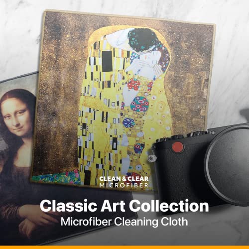 Large [6 Pack] Classic Art (Sunflowers) - Ultra Premium Quality Microfiber Cleaning Cloths (Best for Camera Lens, Glasses, Screens, and All Lens.), Microfiber Cloth - color: Vincent Van Gogh "Sunflowers", size: 6 Pack