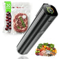 Elxis Vacuum Sealer, Portable handheld Vacuum Sealer + 30 Reusable Vacuum Bags, Portable Food Sealer, With LED pressure display, 2-Speed Pressure Control (60/80 Kpa) - size: Vacuum Sealer + 30 Bags