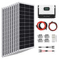 ExpertPower 1000W 12V Solar Panel Kit | 1000W Mono Rigid Solar Panels, 100A MPPT Solar Charge Controller | RV, Trailer, Camper, Marine, Off Grid, Solar Projects - size: 1000W + 100A MPPT