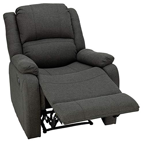 RecPro Charles Collection | 30" Zero Wall RV Recliner | Wall Hugger Recliner | RV Living Room (Slideout) Chair | RV Furniture | RV Chair | Cloth (Fossil, 2 Chairs) - color: Fossil, size: 2 Chairs