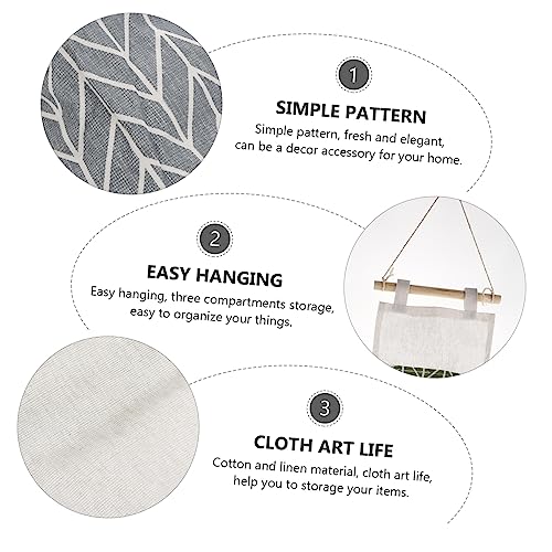 GLEAVI 2pcs Hanging Wall Shelves Storage Hanging Bag Wall Pocket Storage Bag Organizer Rv Organization and Bedroom Pendant