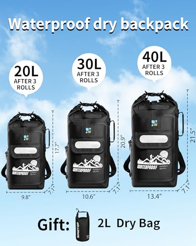 IDRYBAG Dry Bag Backpack - color: Black, size: 20L