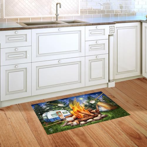 Briarwood Lane Roasting Marshmallows Doormat - color: Roasting Marshmall