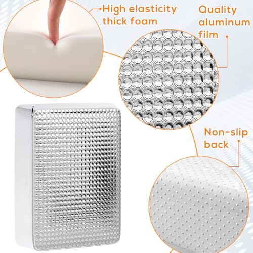 YUNVI RV Skylight Insulator 14x22x2.8,RV Vent Cover and Skylight Shade,Waterproof RV Vent Insulator Sunroof Pillow for Inside Camper Shower
