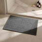 Triohero Bathroom Rugs Non Slip Washable, Super Absorbent Thin Bath Mat Small Quick Dry Low Pile Bathroom Rug, Dark Grey 16"x24" - color: Dark Grey, size: 16"x24"
