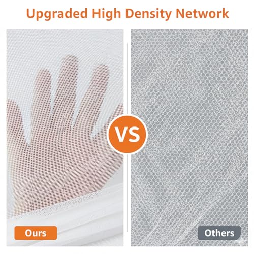 6 Pack Mesh Food Covers 17 Inch, White Pop-Up Food Tents, Collapsible Umbrella Screen Covers for Parties, BBQs, Picnics, Outdoor Camping Dining, Reusable Fly Cover - size: White