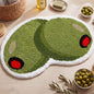 Drydiet Rug Bathroom Rugs Non Slip Absorbent Bath Mat Martini Theme Bath Mat a Tini Bit Older Carpet Washable 20x32 Inch Bathroom Rugs for Kitchen Front Door Living Home Gift (Olive) - style: Olive