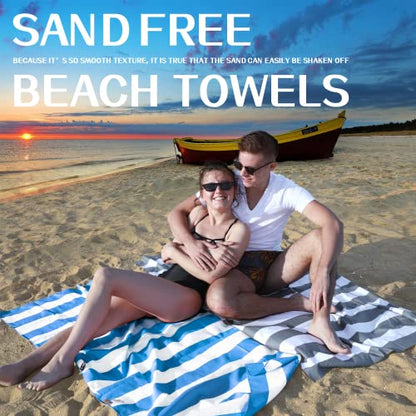 Your Choice Microfiber Beach Towel, Sand-Free Quick Dry Travel Towel, Oversized Compact Lightweight Recycled Towel for Pool Camping(67"x35"/60"x30") - color: F-set (9), size: Large(60x30")