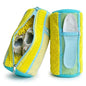 Shoe Washing Machine Bag - Set of 2 Shoe Washing Bags, Side Mesh for Insoles Sock, 360° Deep Clean Laundry Bag, Reusable Shoe-Bag for Washing Machine, Cleaning Bag for Sneakers - color: Yellow