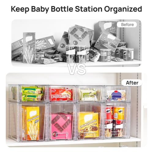 Vtopmart Clear Organizer - style: 4 Large+4 Small