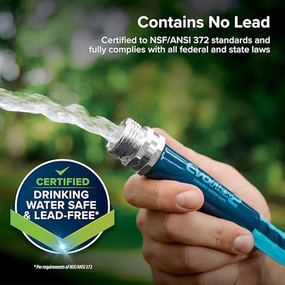 Camco EvoFlex2 25-ft Drinking Water Hose - RV Drinking Water Hose Reinforced with Fabric & Ultra Lightweight - Contains No Lead, No BPA & No Phthalate - Abrasion Resistant (22577) (Pack of 3) - size: 25-Foot (Pack of 3), style: Expandable Fabric