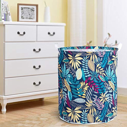 Merdes 19.7’’ Waterproof Foldable Laundry Hamper, Dirty Clothes Laundry Basket, Linen Bin Storage Organizer for Toy Collection (Jungle) - color: Jungle