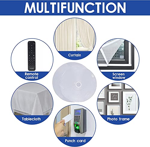 1 Inch x 82 Feet White Hook Loop Strips with Adhesive Heavy Duty, Multi-Purpose Double Sided Hook Loop Rolls, Picture Hanging Strips, Bulk Sticky Straps Wall Hanging Tape - size: 1in x 82ft, style: White